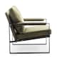 image 3 of Velvet Sage Green Graziana Accent Chair