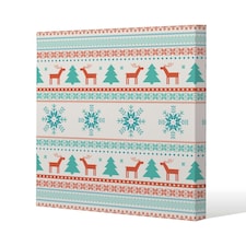 Christmas traditional knitted (canvas) 101 x 101 x 4cm