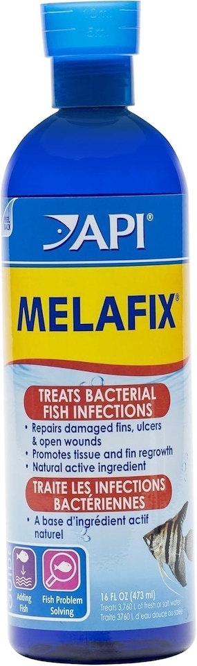 image 1 of API MELAFIX Freshwater Fish Bacterial Infection Remedy 473 ml Bottle | Multi
