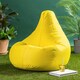 image 3 of Recliner Indoor Outdoor Bean Bag Burnt Orange Bean Bag Chair
