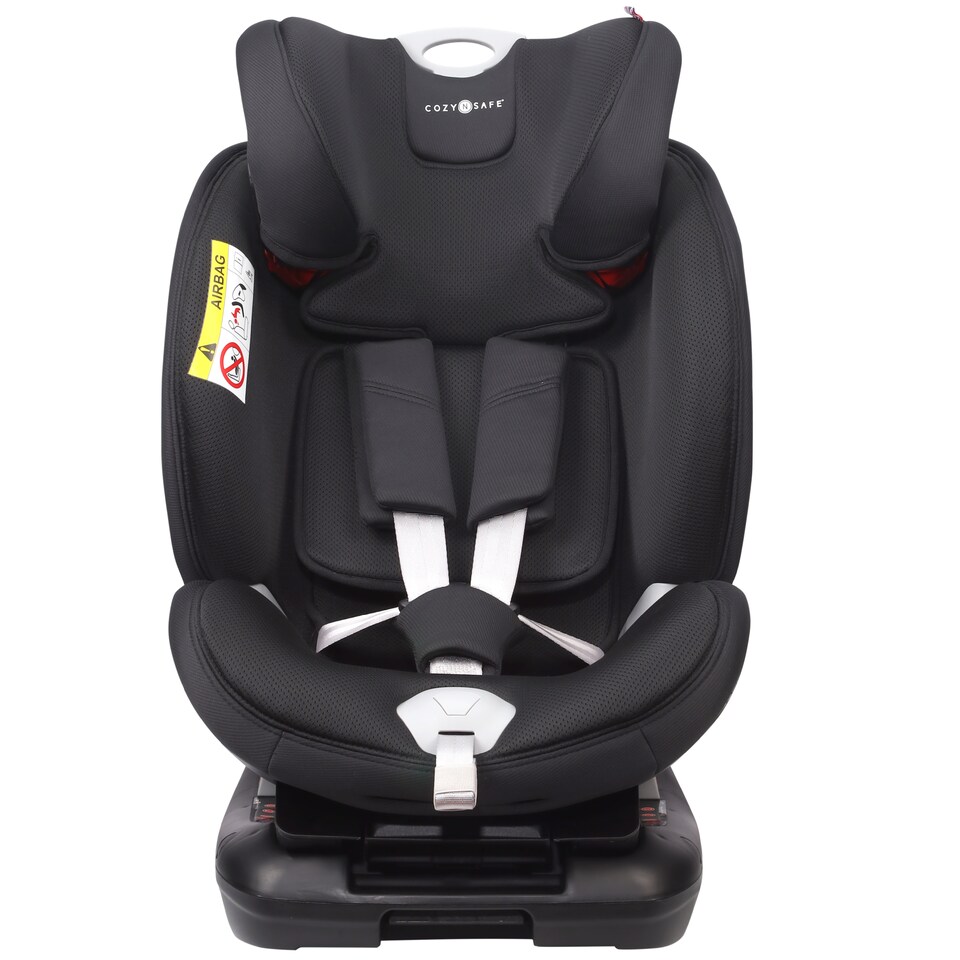 image 1 of Cozy N Safe Arthur 0-36kg Group 0+1/2/3 Car Seat, ISOFix & Top Tether, Extended Rear Facing, Birth to 12 Years, Convertible Baby Toddler Child Car Seat (Onyx)