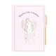 image 1 of Something Different Goddess Energy Manifestation A5 Journal Set - White/Pink - One Size