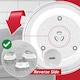 image 5 of SPARES2GO Universal Microwave Turntable Plate 6 Lug Fixing Y Type Glass Dish Tray (12" / 31.5cm / 315mm)