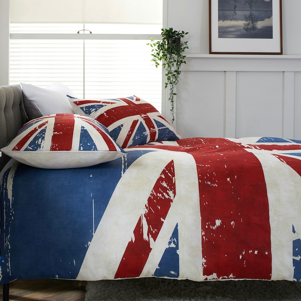 image 1 of Best of British Union Jack Bedding Duvet sets Multi | Single