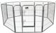 image 4 of Actiaspet Heavy Duty 8 Panel Pet & Small Animal Playpen Run Metal Folding Cage (Silver, Medium, 8)