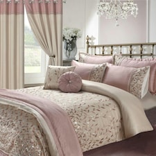 Kampala Hill Marie Duvet Cover Set Pink Pink | Pink | Double