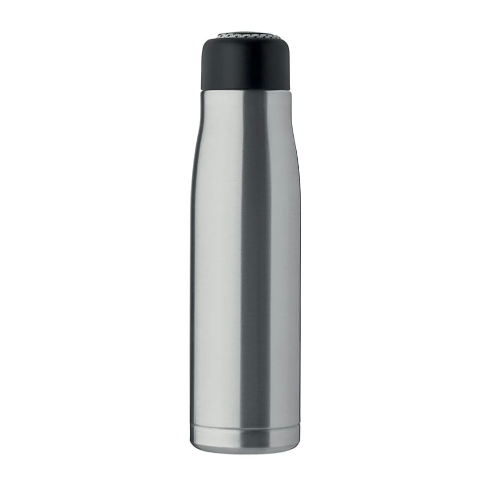 image 1 of MidOcean Cordle Double Wall 500ml Water Bottle - Matt Silver - One Size Multi | One Size