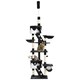 image 1 of PawHut Kitten Tower Adjustable 240-260cm, Scratch Posts, Houses, White