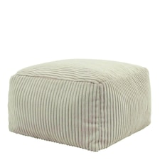 icon Theo Beanbag Footstool Corduroy Natural Beige Cream
