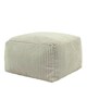 image 1 of icon Theo Beanbag Footstool Corduroy Natural Beige Cream