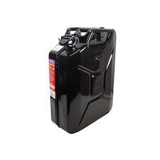 Faithfull Steel Jerry Can | Black | Black | 470 x 345 x 168mm | 1