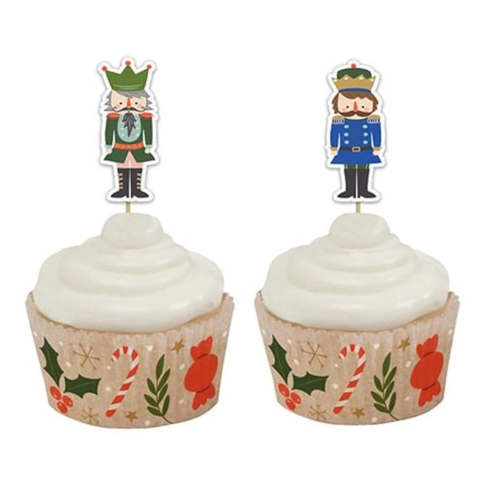 image 1 of Nutcracker Christmas Cupcake Kit - Pack of 28
