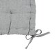 image 4 of Nicola Spring French Mattress Seat Cushion - 40cm - Grey | Grey | Grey
