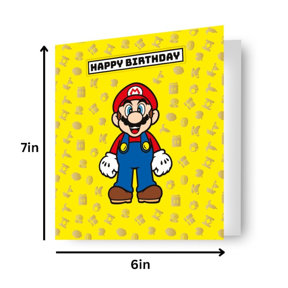 image 1 of Super Mario Birthday Card