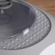 image 8 of PawHut Futuristic Capsule-Shaped Cat Litter Box w/ 2 Doors Scoop Drawer Grey