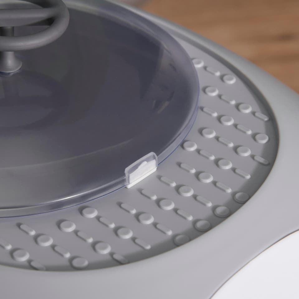 image 1 of PawHut Futuristic Capsule-Shaped Cat Litter Box w/ 2 Doors Scoop Drawer Grey