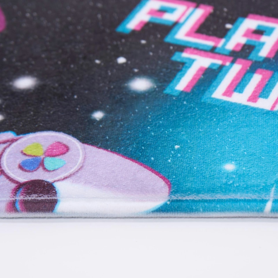 image 1 of OHS Kids Gaming Rug Super Soft Washable Anti Slip Indoor Home Decor Bedroom Runner Mat Multi | 65 x 120cm