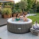 image 2 of Wave Atlantic 6 Person Inflatable Hot Tub, EnergySave Bundle, Brown Rattan