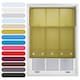 image 1 of FURNISHED Roller Blinds Daylight Round Eyelet Light Filtering Easy Fit Trimmable Window Blind | Green | Green | (W) 220cm x (L) 165cm