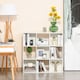 image 3 of HOMCOM 3-tier 9 Cubes Storage Unit Particle Board Cupboard Bookcase Organiser Home Office Shelves, White