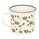 image 3 of Something Different Camping Enamel Mug - White - One Size