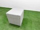 image 4 of Fimous Outdoor Garden Furniture Set PE Rattan 3 Seater Sofa Set with Oblong Coffee Table 4 Footstools 2 Side Tables Light Grey