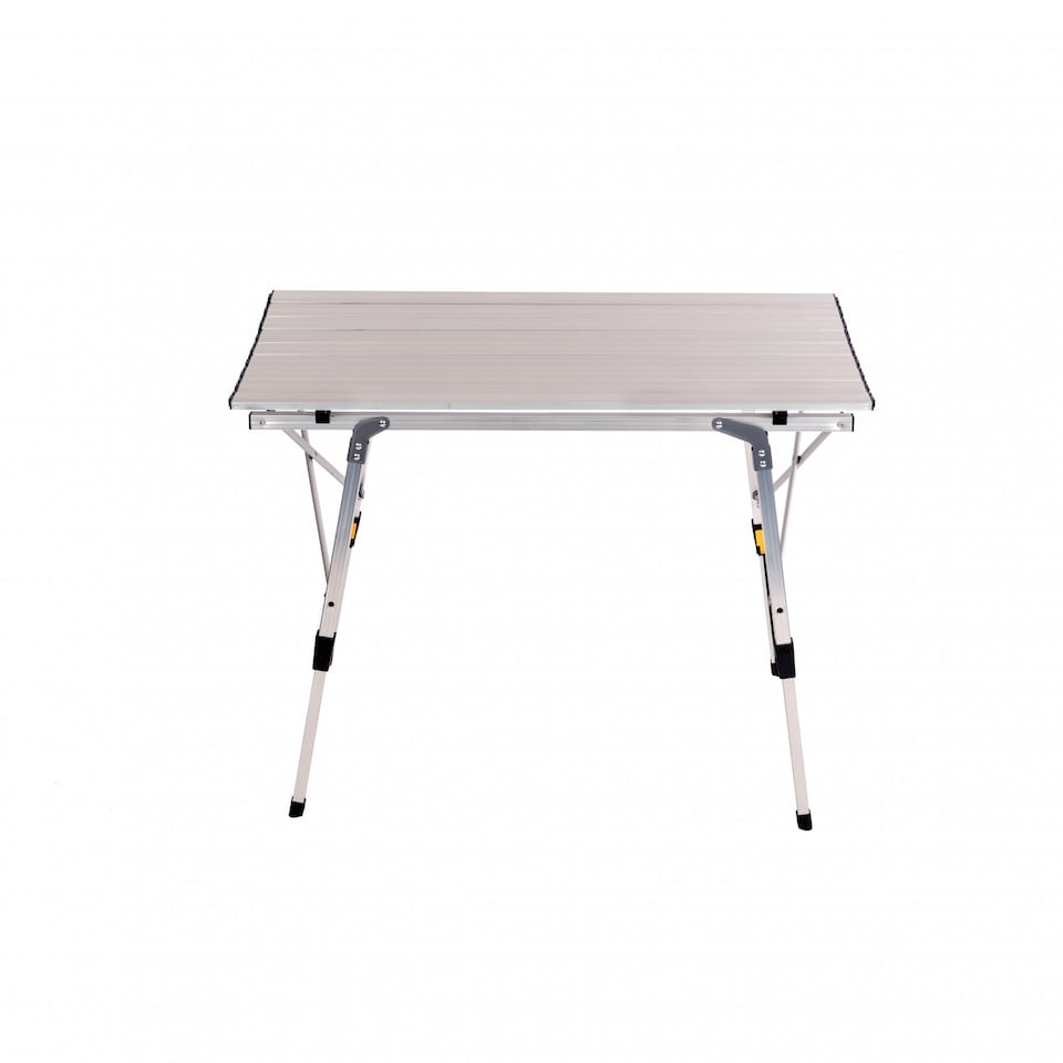 image 1 of 3ft Adjustable Portable Folding Outdoor Aluminium Camping Kitchen Work Top Table | Silver