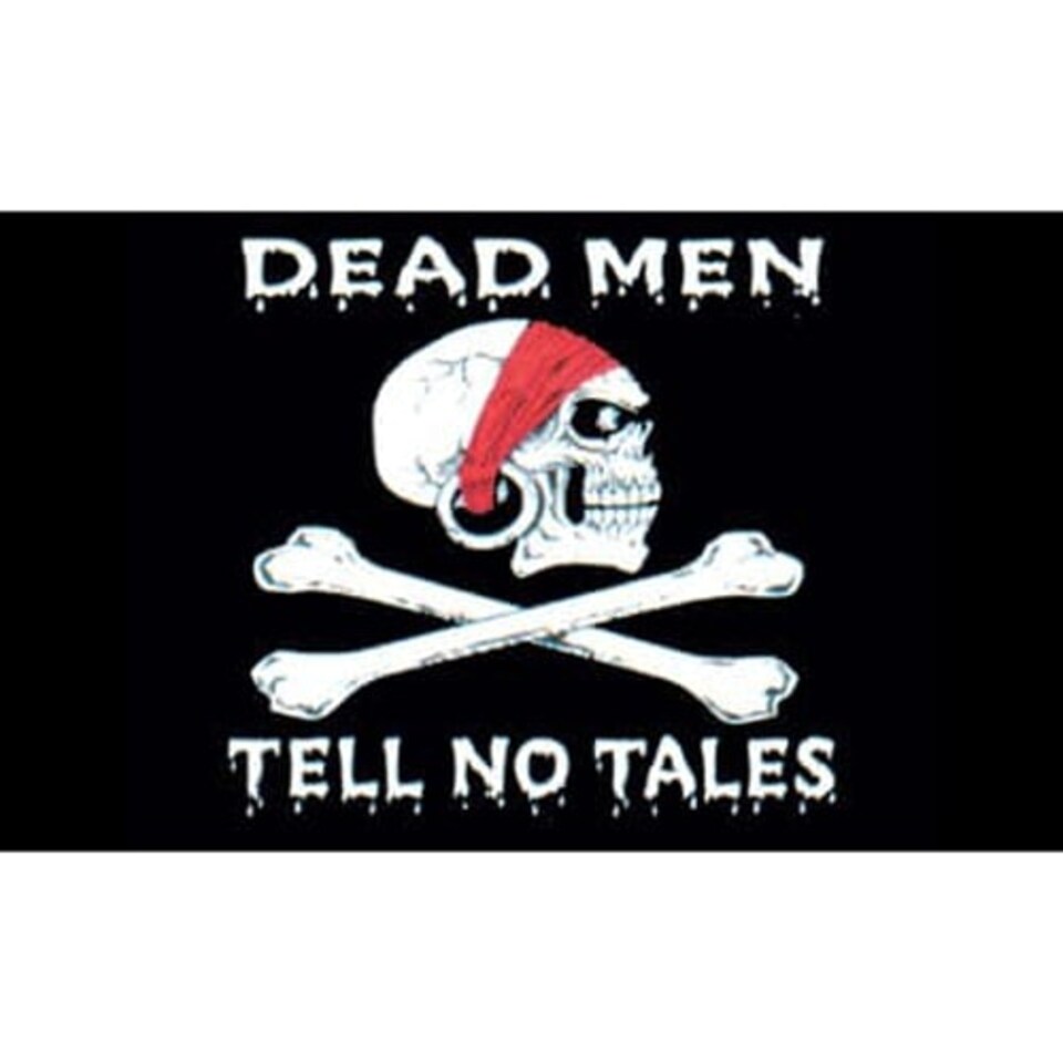 Deadmen Tell No Tales Pirate Flag - 5 x 3 Ft
