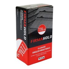 Timco - FirmaHold Collated Brad Nails - 16 Gauge - Angled - Galvanised (Size 16g x 32 - 2000 Pieces)