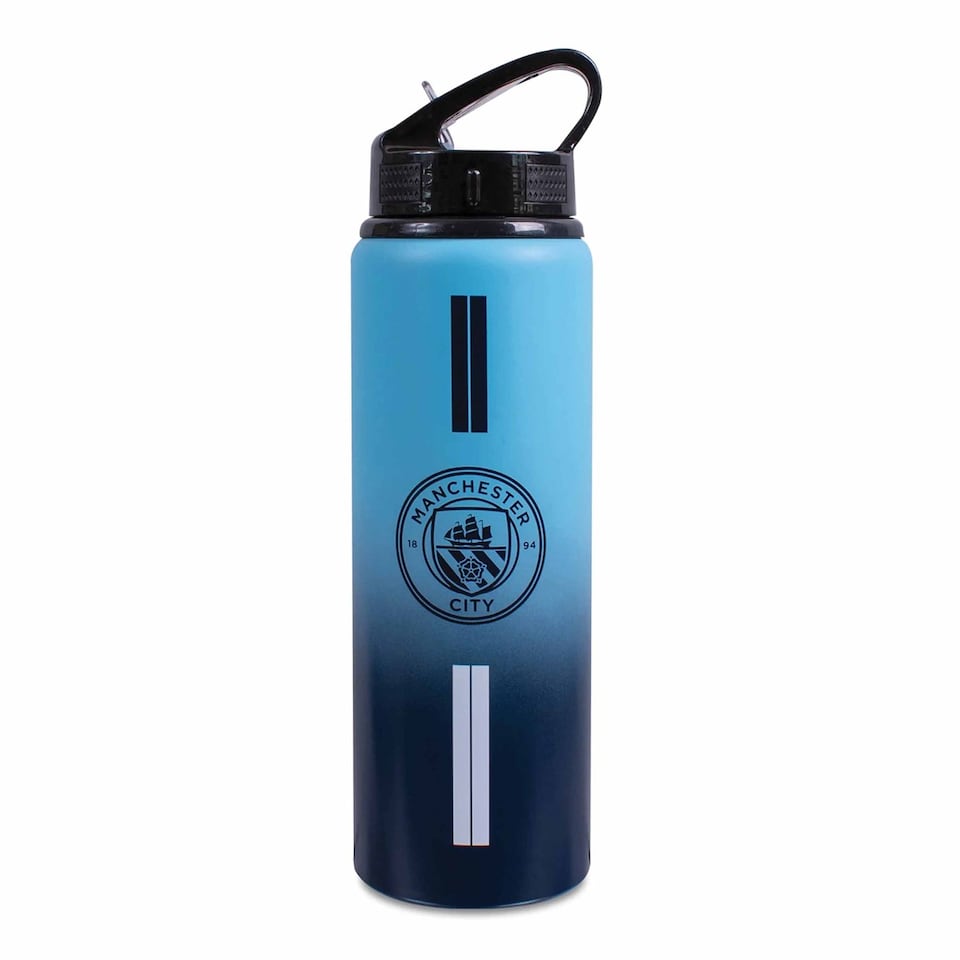 image 1 of Manchester City FC Aluminium Water Bottle, Water Bottles, Sports, Gift