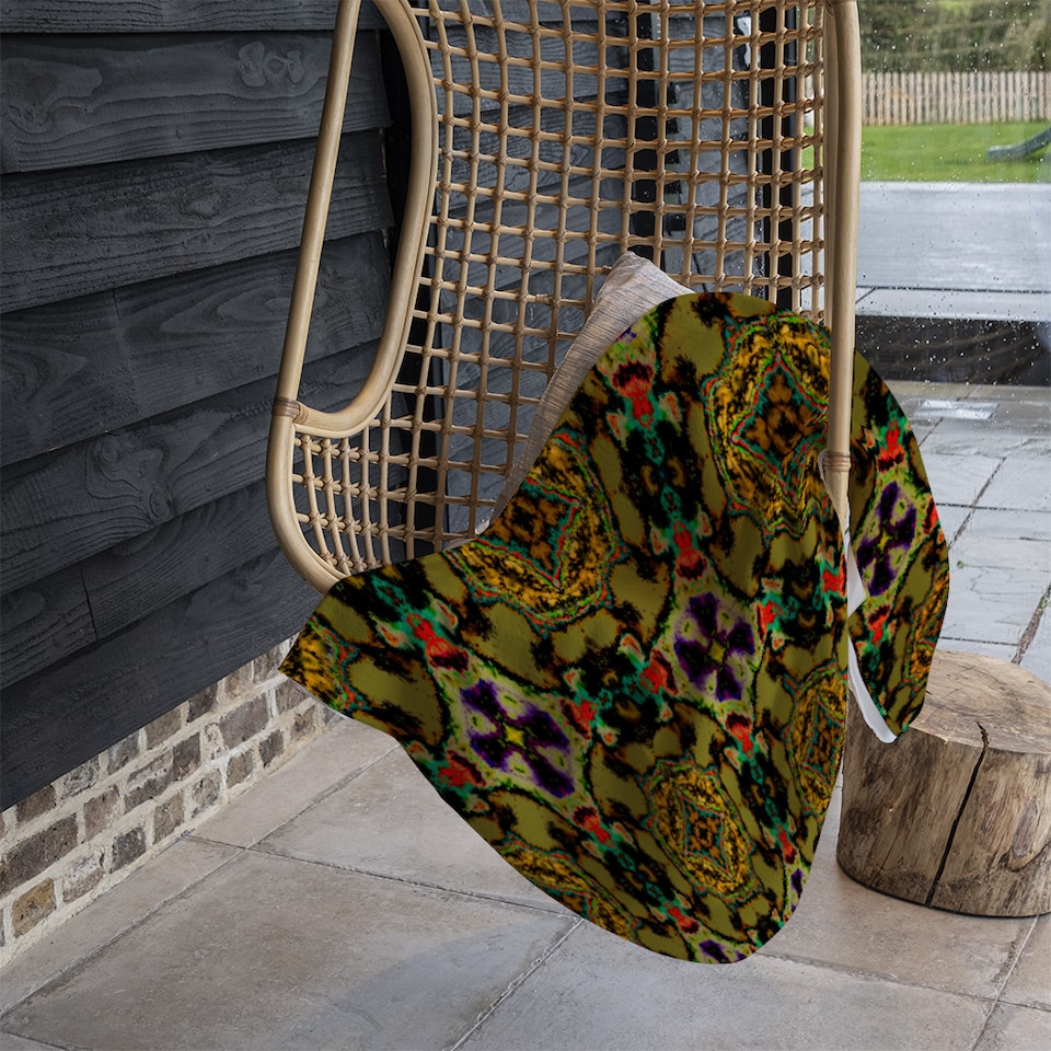 image 1 of Pakistan Mosaic Paint Blanket | Multi