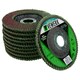 image 5 of 100 x Flap Discs 80 Grit Angle Grinder 4.5" (115mm) Flat Sanding Grinding AU014