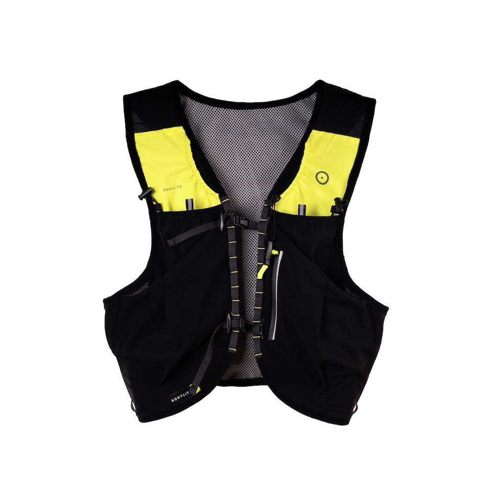image 1 of Bodylite Gear Reflective Trail Running Hydration Vest | Yellow | Neon Yellow | L/XL | 1
