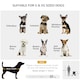 image 2 of PawHut Pet Stroller Carrier Foldable Deluxe Jogger Walk Travel Dog Cat Black
