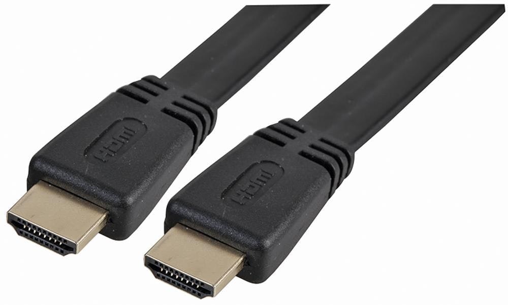 PRO SIGNAL - Premium High Speed HDMI Lead Male to Male Low Profile, 3m Black