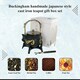 image 4 of Buckingham Cast Iron Japanese Teapot 1500 ml + Star trivet 18 cm + Lid Lifter   in wooden Gift Box