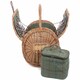 image 6 of Oval 4 Person Green Tweed Picnic Basket