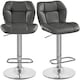 image 1 of Yaheetech Set of 2 Modern Faux Leather Swivel Bar Chair