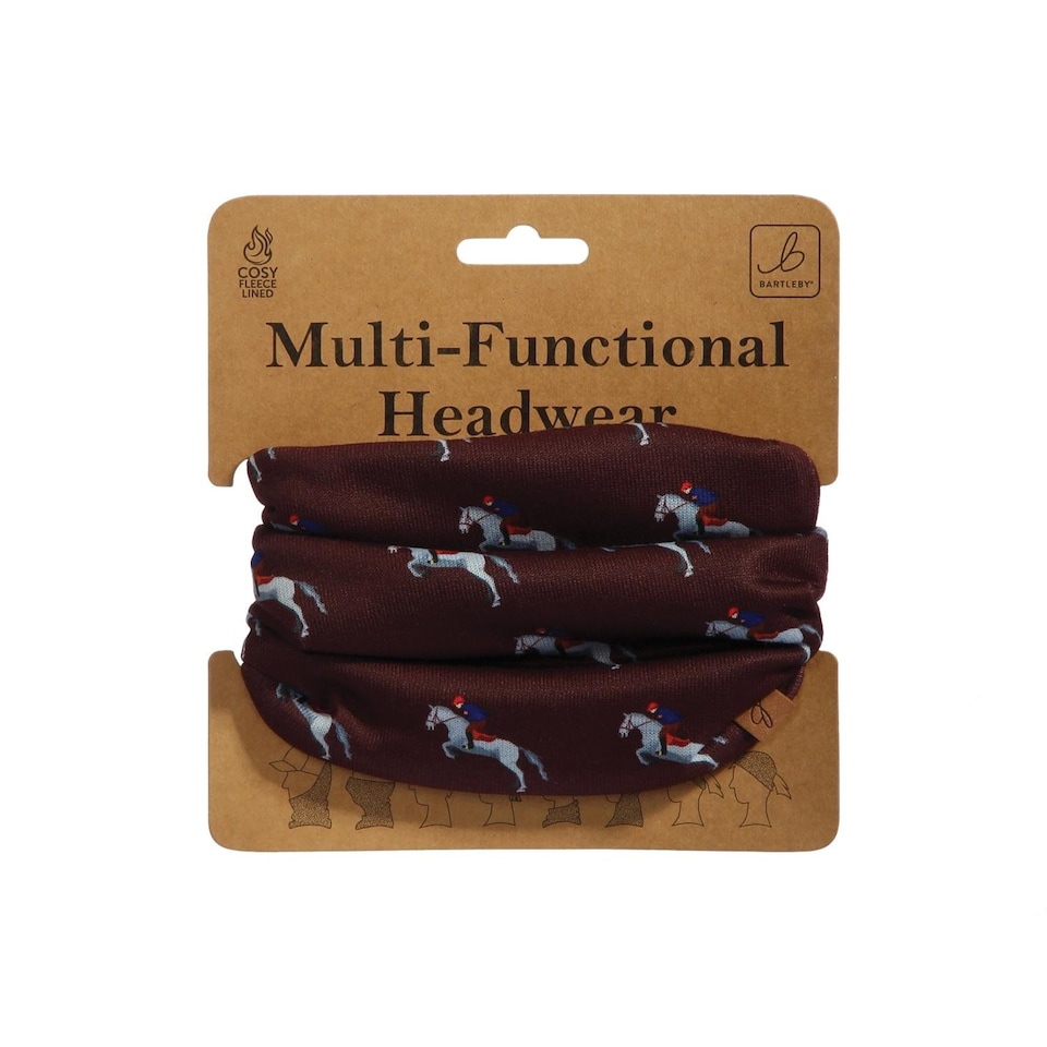 Bartleby Multifunctional Fleece Lined Snood Headwear Horse And Rider