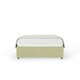 image 2 of Cream Naples Velvet No Drawer Divan Base King Size