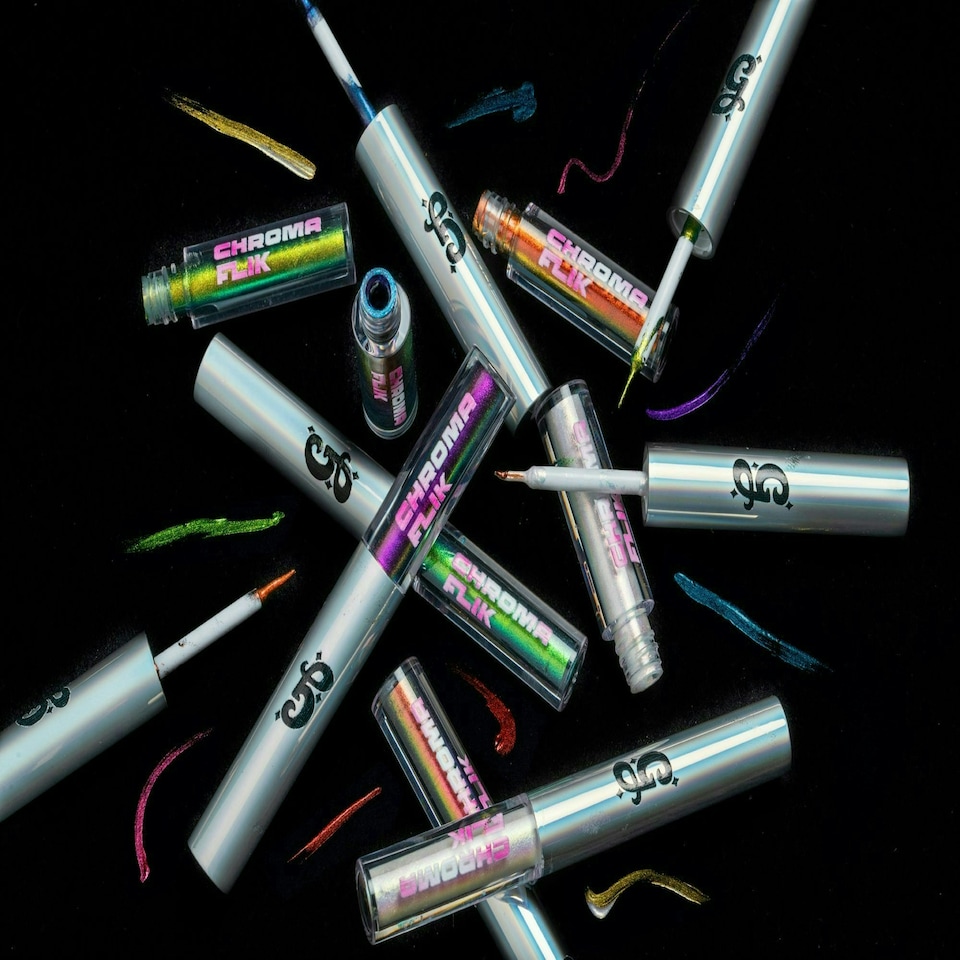 image 1 of Jellyfish Chroma Flik - Liquid Liner - Glisten Cosmetics Multi