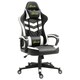 image 1 of Vinsetto Racing Gaming Chair w/ Lumbar Support, Gamer Office Chair, Black White