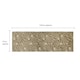 image 9 of JVL Mega Doormat and Runner - Brown Geo