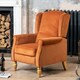 image 1 of Barksdale Recliner Armchair - Orange