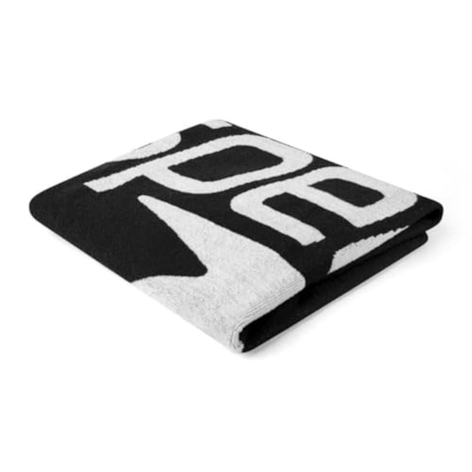 image 1 of Speedo Adult Unisex Logo Towel, Black, One Size