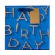 image 2 of Multipack of 3 Medium Gift Bags | Party Bags for Presents | Birthdays | For Him/Friend | Blue & Gold Design