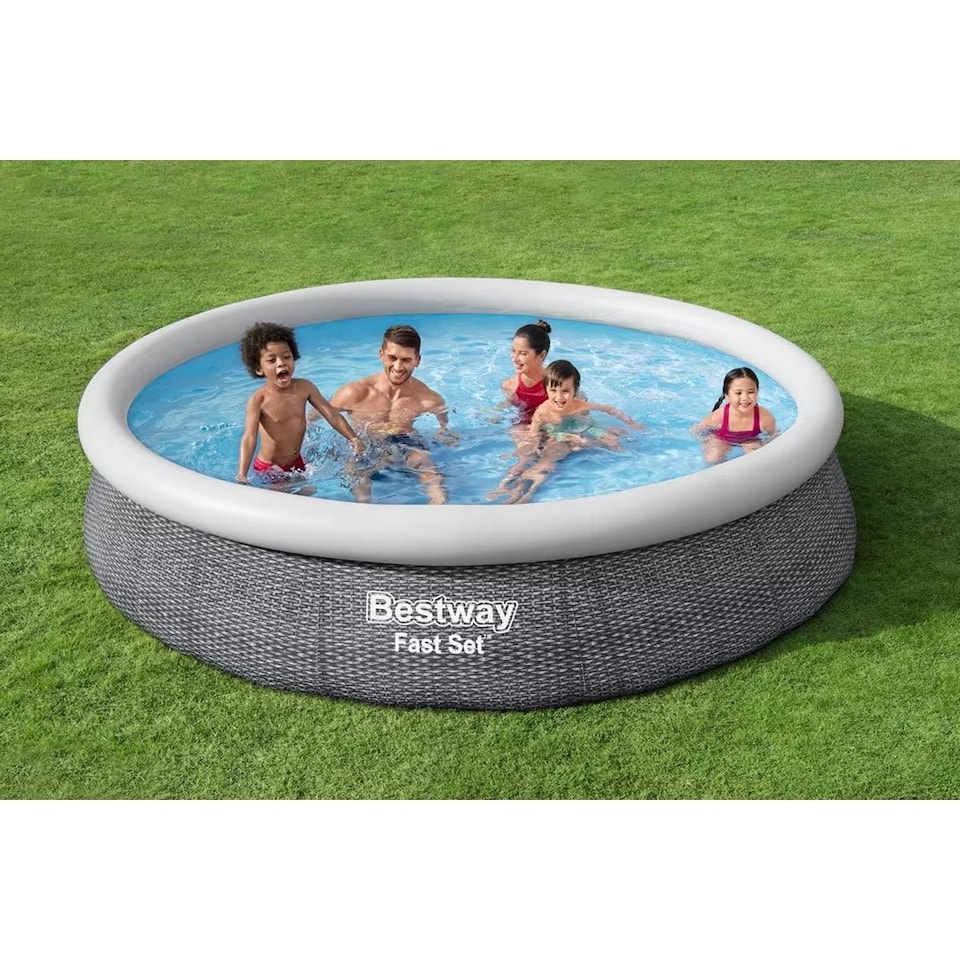 image 1 of Bestway Swimming Pool Fast Set 15' x 33"