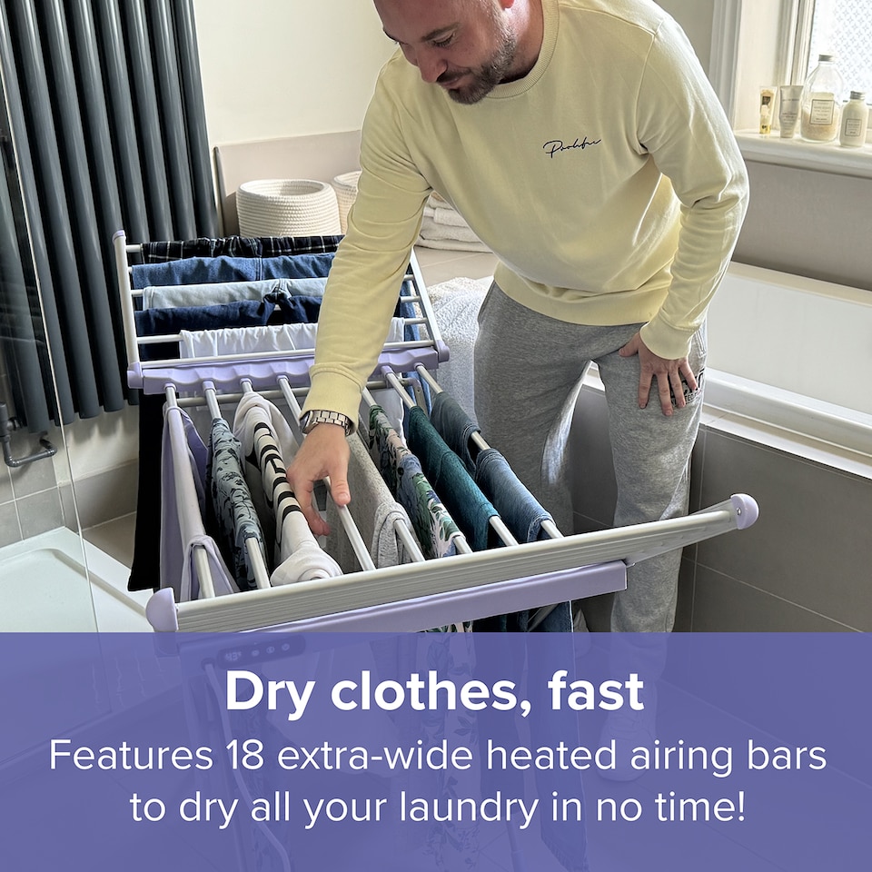 image 1 of Spring&Spruce Speedi Dry Winged Airer