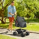 image 2 of PawHut 3-in-1 Pet stroller with Detachable Carrier for Mini Dogs, Grey