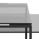 image 7 of Katrine Coffee Table Set with Smoked Glass Top